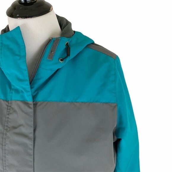 Magellan Women's S Small Windbreaker Jacket with Hoodie Fleece Lined Outdoor - Picture 2 of 7